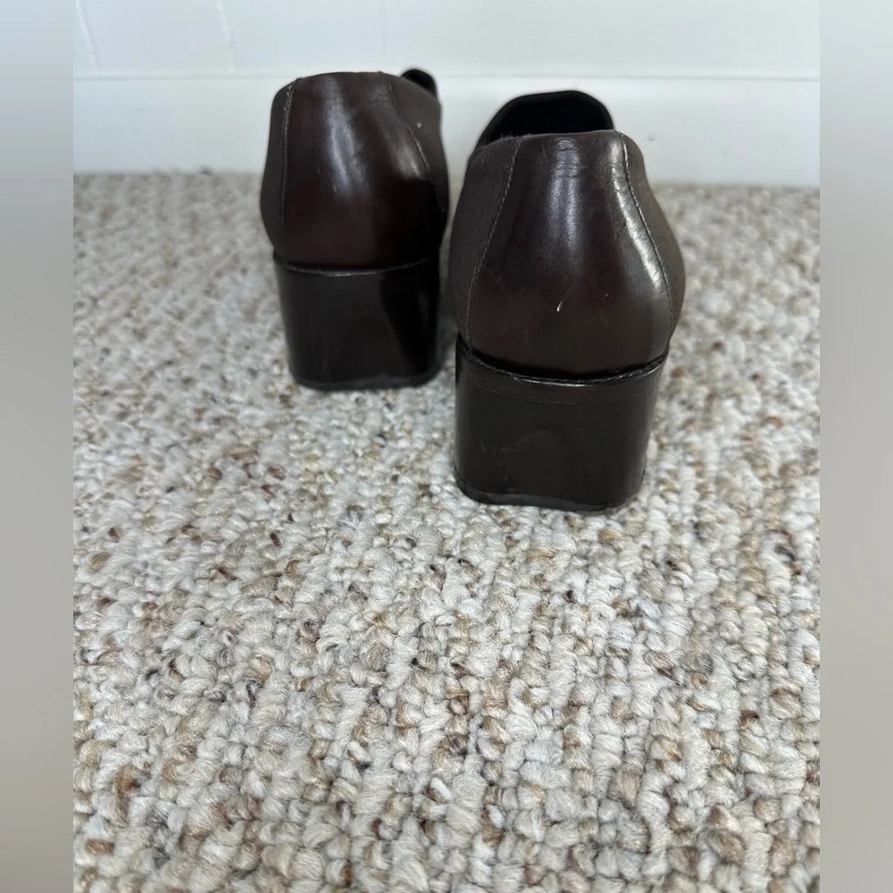 Donald Pliner AAA Black Silk Elastic Black Calf shoe